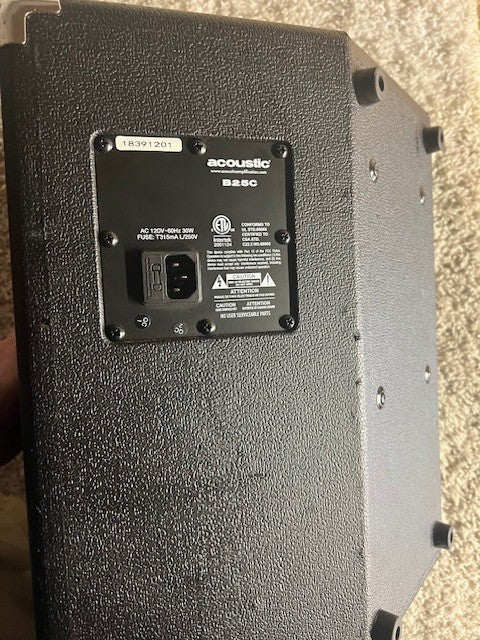 Acoustic B25C — Solid-State Bass Combo