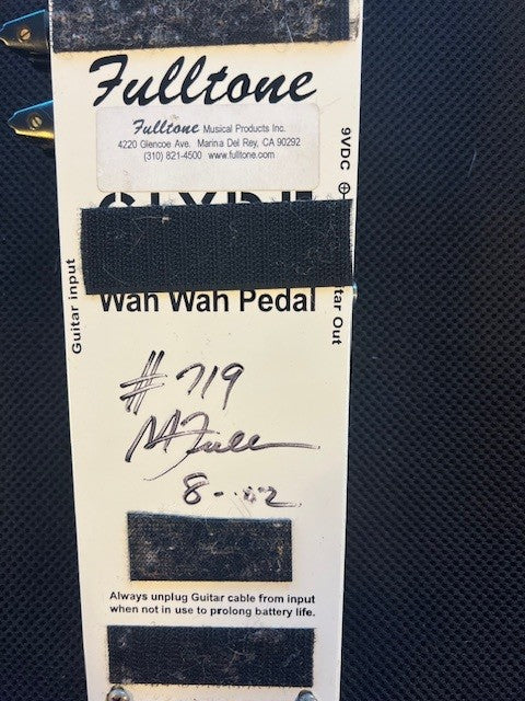 Fulltone Clyde Wah – Signed by Mike Fuller (8-02) #719