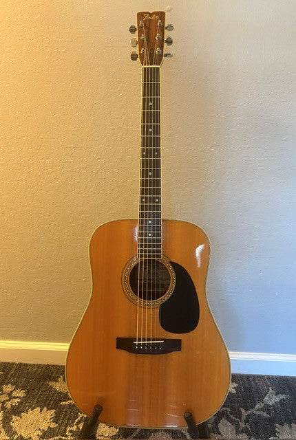 Fender F-95 (Mid-1970s, Japan) — Jacaranda Back & Sides • Solid Spruce Top • Vintage MIJ Rarity