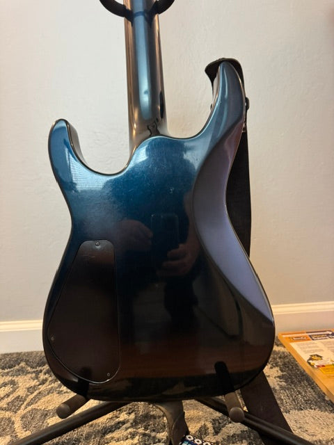 Charvel/Jackson MIJ Neck-Thru Super-Strat (Mid-'80s) – Metallic Blue – HH – Kahler Trem – Original Tweed Case