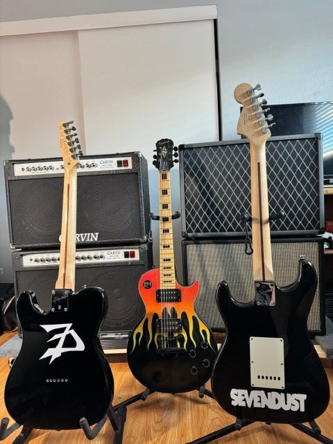 Fender Squier Drop-B Baritone Tele Custom – BL Custom Sevendust Collection- Here's Johnny!