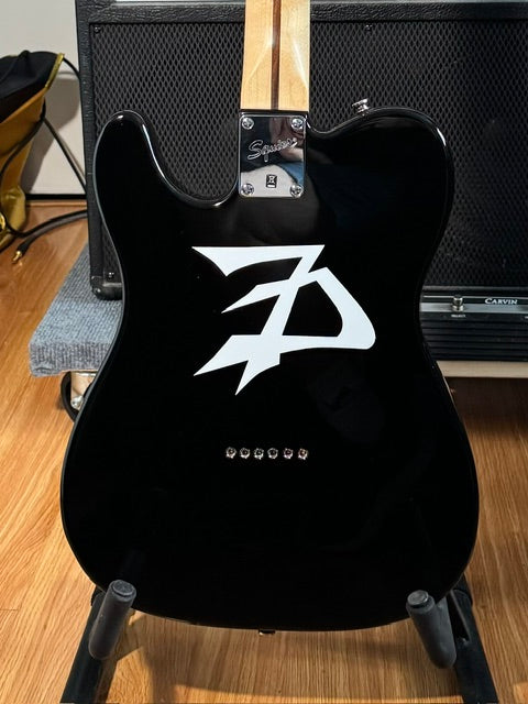 Fender Squier Drop-B Baritone Tele Custom – BL Custom Sevendust Collection- Here's Johnny!