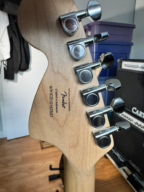 BC – Fender Squier Stratocaster – Upgraded Pickups – BL Custom Sevendust Collection