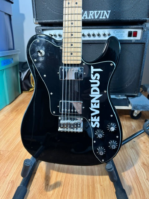 Fender Squier Drop-B Baritone Tele Custom – BL Custom Sevendust Collection- Here's Johnny!