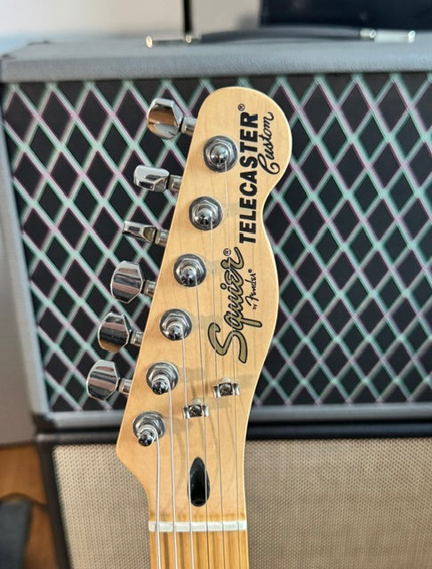 Fender Squier Drop-B Baritone Tele Custom – BL Custom Sevendust Collection- Here's Johnny!