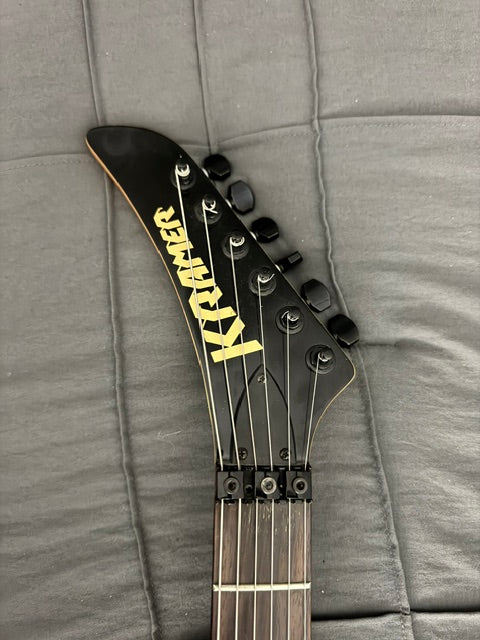 Kramer Randy Rhoads V — Metallic Purple (MIK) – Eb Setup – 24 Frets – Quad Rails - Floyd Rose
