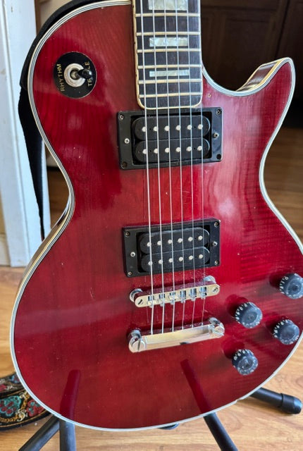 Hondo II HDLP (Early '80s) – Trans Cherry – Alder Body – USA DiMarzio Set