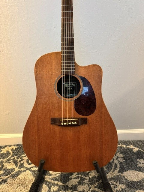 Martin DCX1E — Fishman Electronics • Player-Grade Martin Tone • Mint TKL Case + Leather Strap