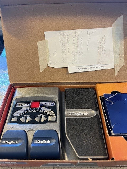 Digitech RP80 — Multi-Effects Processor — Box, Adapter, Manual