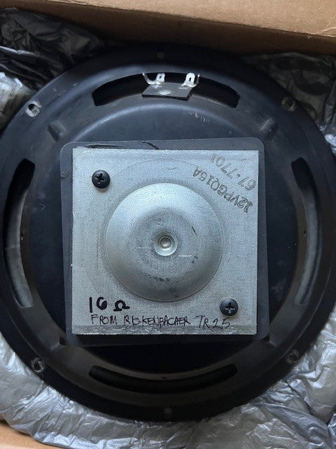 Eminence Squareback 12" — OEM Rickenbacker — 16Ω / ~50W — 1977