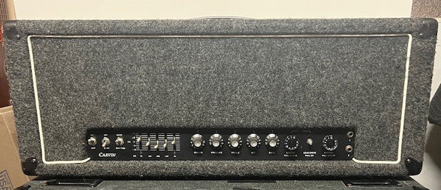 Carvin X100B — USA‑Made 100/50/25W Tube Head (Player‑Grade, Serviced)